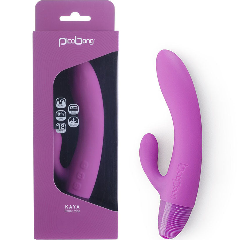 PicoBong Kaya Rabbit Vibe Purple - Godfather Adult Sex and Pleasure Toys