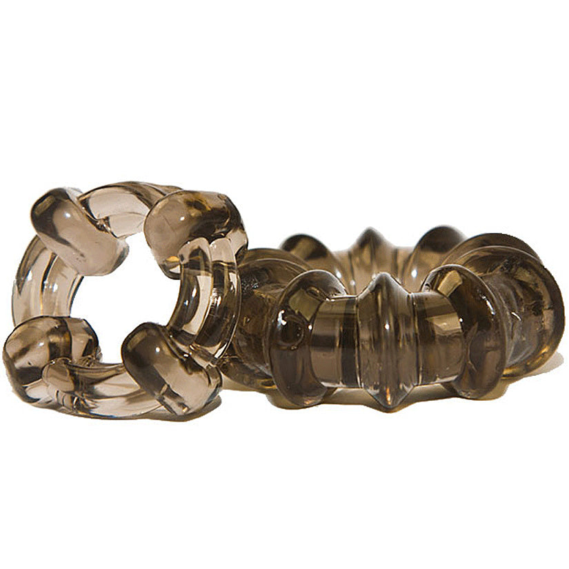 Adam Male Toys Sex Shooter Cock Rings - Smoke - Godfather Adult Sex and Pleasure Toys