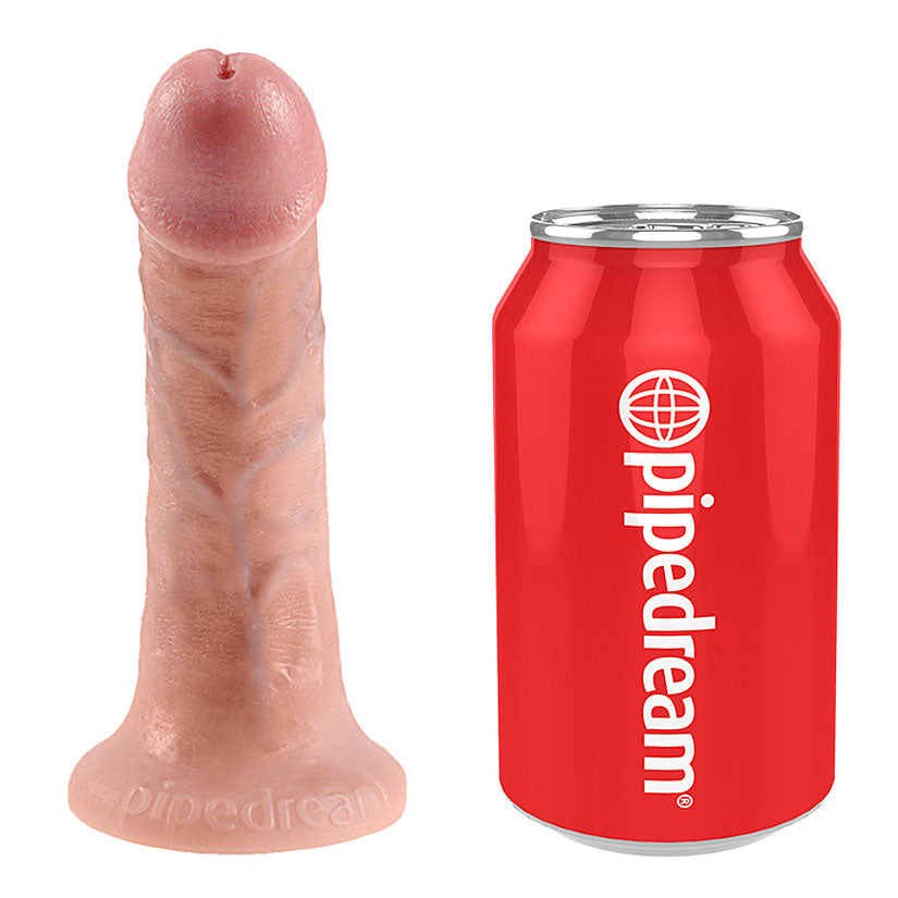 King Cock Strap-on Harness w/ 6" Cock Flesh - Godfather Adult Sex and Pleasure Toys