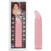 Vivid Ribbed Jelly G-Spot Dong Malezia - Pink - Godfather Adult Sex and Pleasure Toys