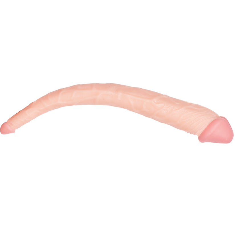 Hoodlum Double Dong 15"-Flesh - Godfather Adult Sex and Pleasure Toys