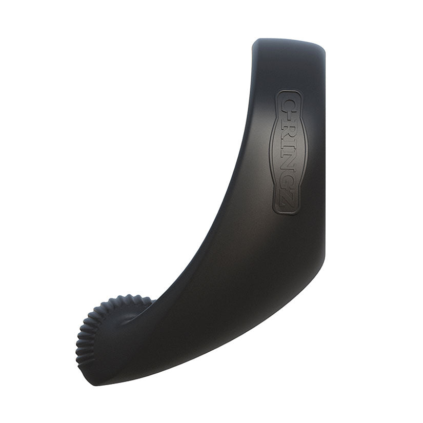 Fantasy C-Ringz Silicone Taint-Alizer Black - Godfather Adult Sex and Pleasure Toys