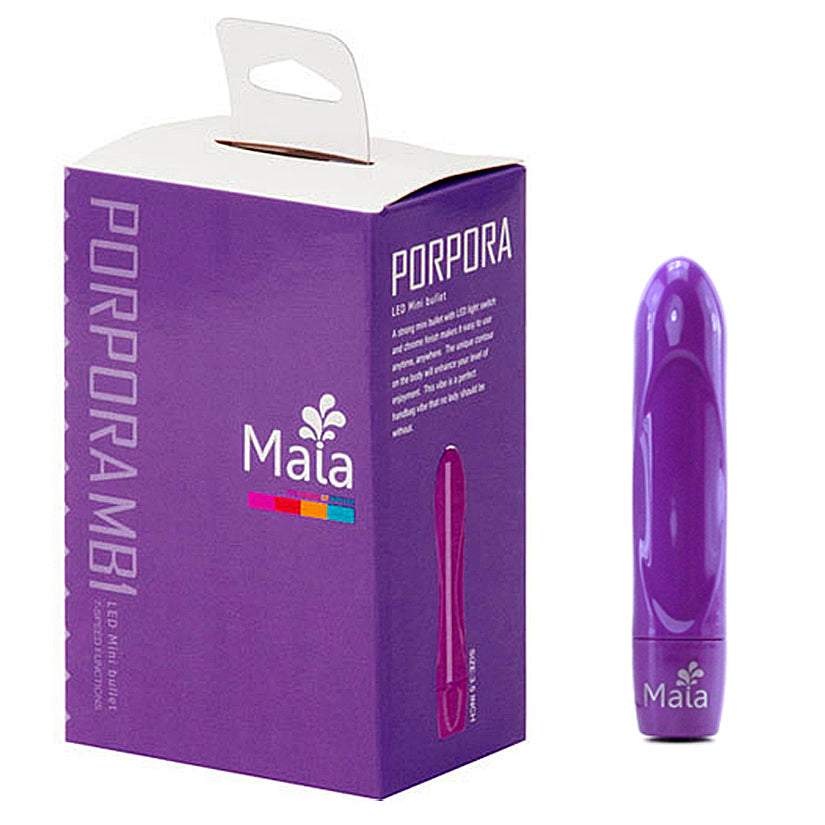 Maia LED Mini Bullet-Porpora Purple - Godfather Adult Sex and Pleasure Toys