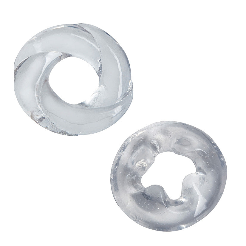 Adam Male Toys Cock N Load Cock Rings-Clear - Godfather Adult Sex and Pleasure Toys