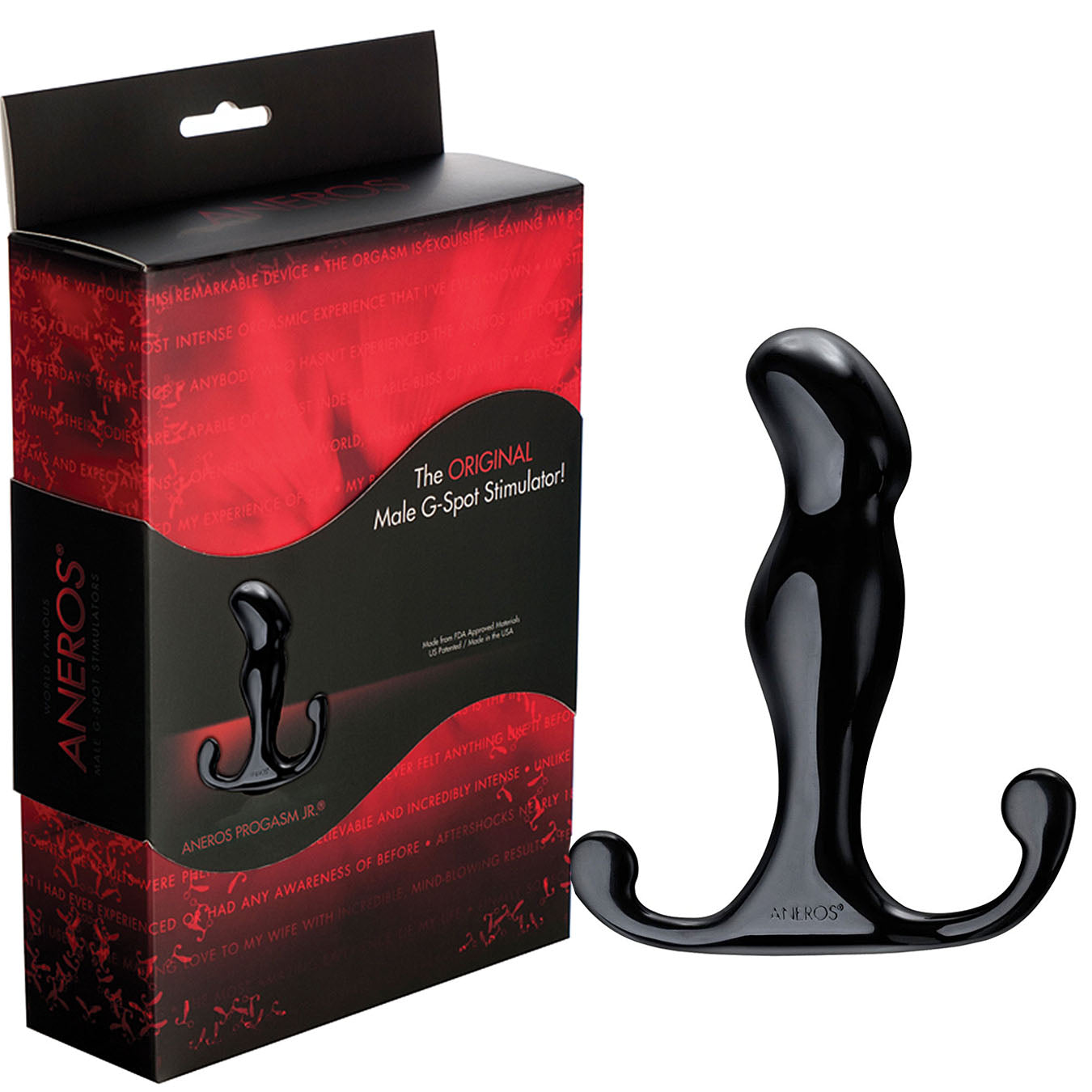 Aneros Progasm Jr. Black - Godfather Adult Sex and Pleasure Toys
