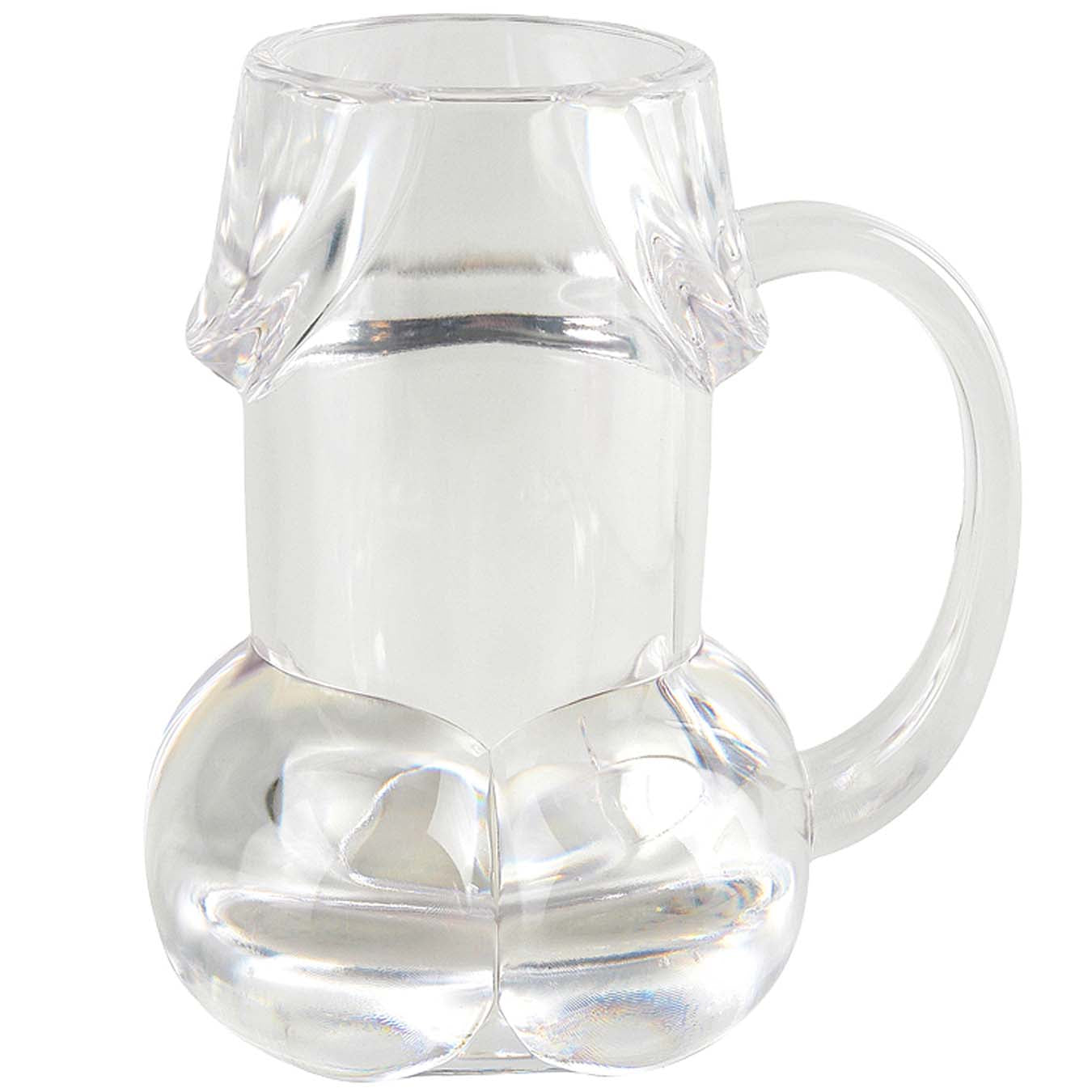Bachelorette Party Pecker Beer  Mug-Clear