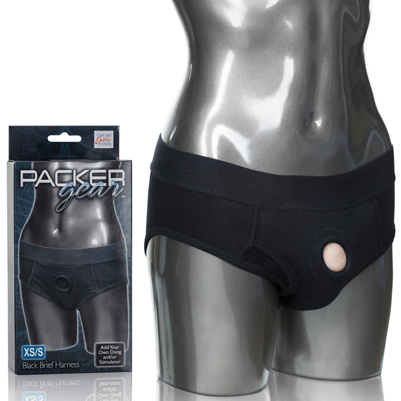 Packer Gear Brief Harness - Black XS/S