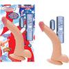 All American Whoppers Flexible Dong-Flesh 8" - Godfather Adult Sex and Pleasure Toys