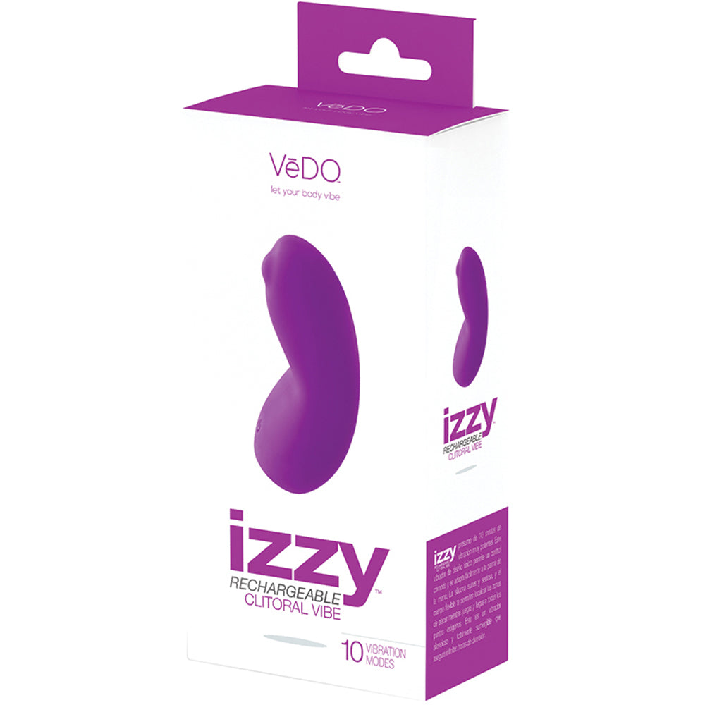 Vedo Izzy Rechargeable Clitoral Vibe-Violet