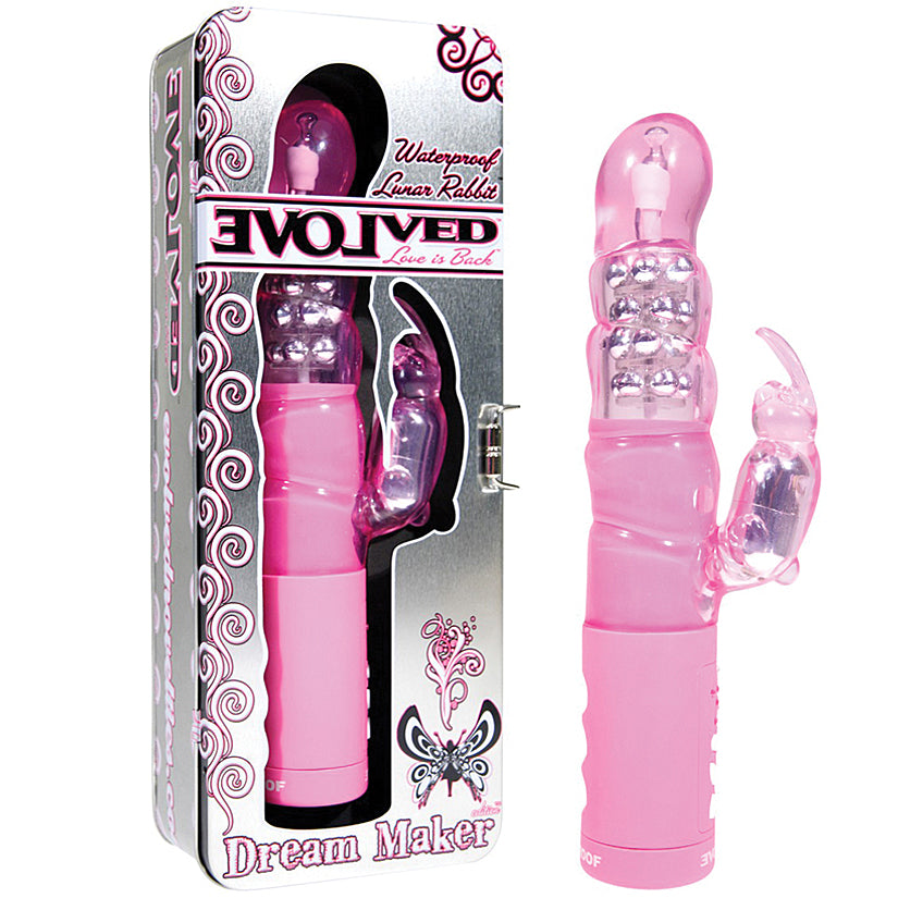 Dream Maker Lunar Rabbit-Pink 5.5" - Godfather Adult Sex and Pleasure Toys