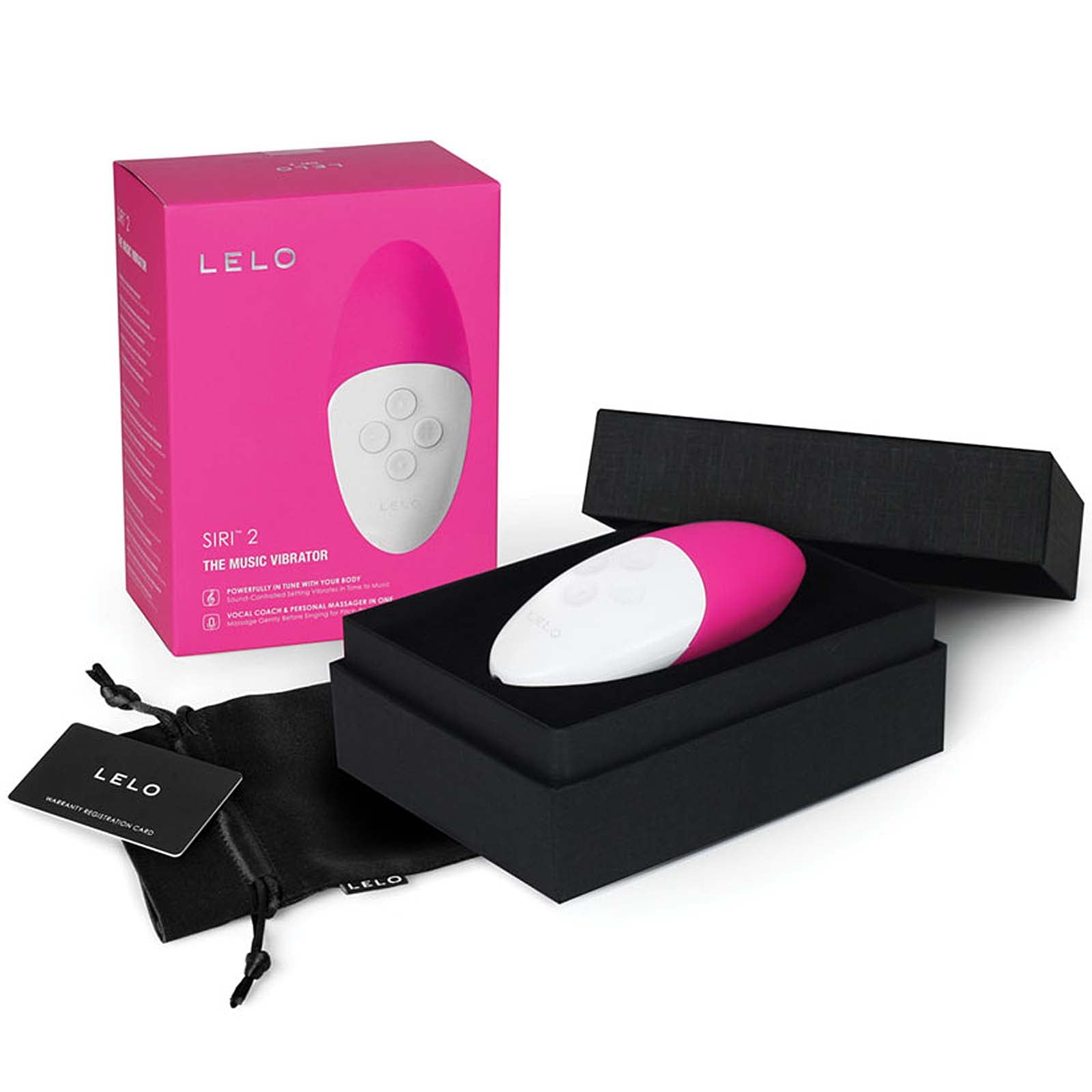 Lelo Siri 2 - Cerise - Godfather Adult Sex and Pleasure Toys
