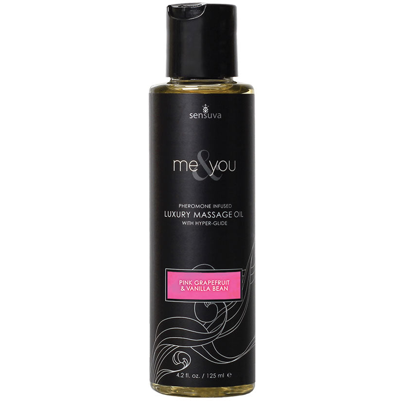 Me & You Luxury Massage Oil-Grapefruit/Vanilla 4.2oz