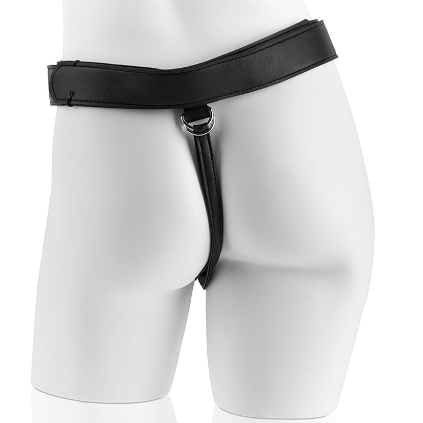 King Cock Strap-on Harness w/ 7" Cock - Flesh - Godfather Adult Sex and Pleasure Toys