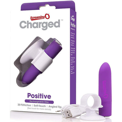 Screaming O Positive Remote Control Vibe-Grape - Godfather Adult Sex and Pleasure Toys