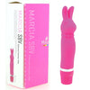 Maia Bunny Vibe-Neon Pink - Godfather Adult Sex and Pleasure Toys
