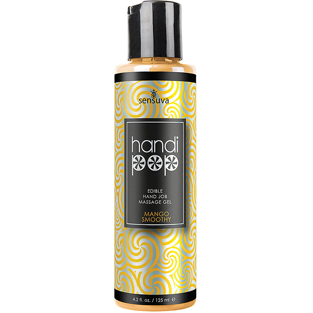 Handi-Pop Hand Job Massage Gel-Mango 4.2oz - Godfather Adult Sex and Pleasure Toys