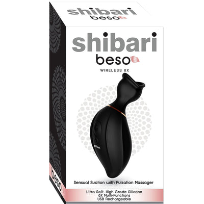 Shibari Beso Wireless 8x-Black - Godfather Adult Sex and Pleasure Toys
