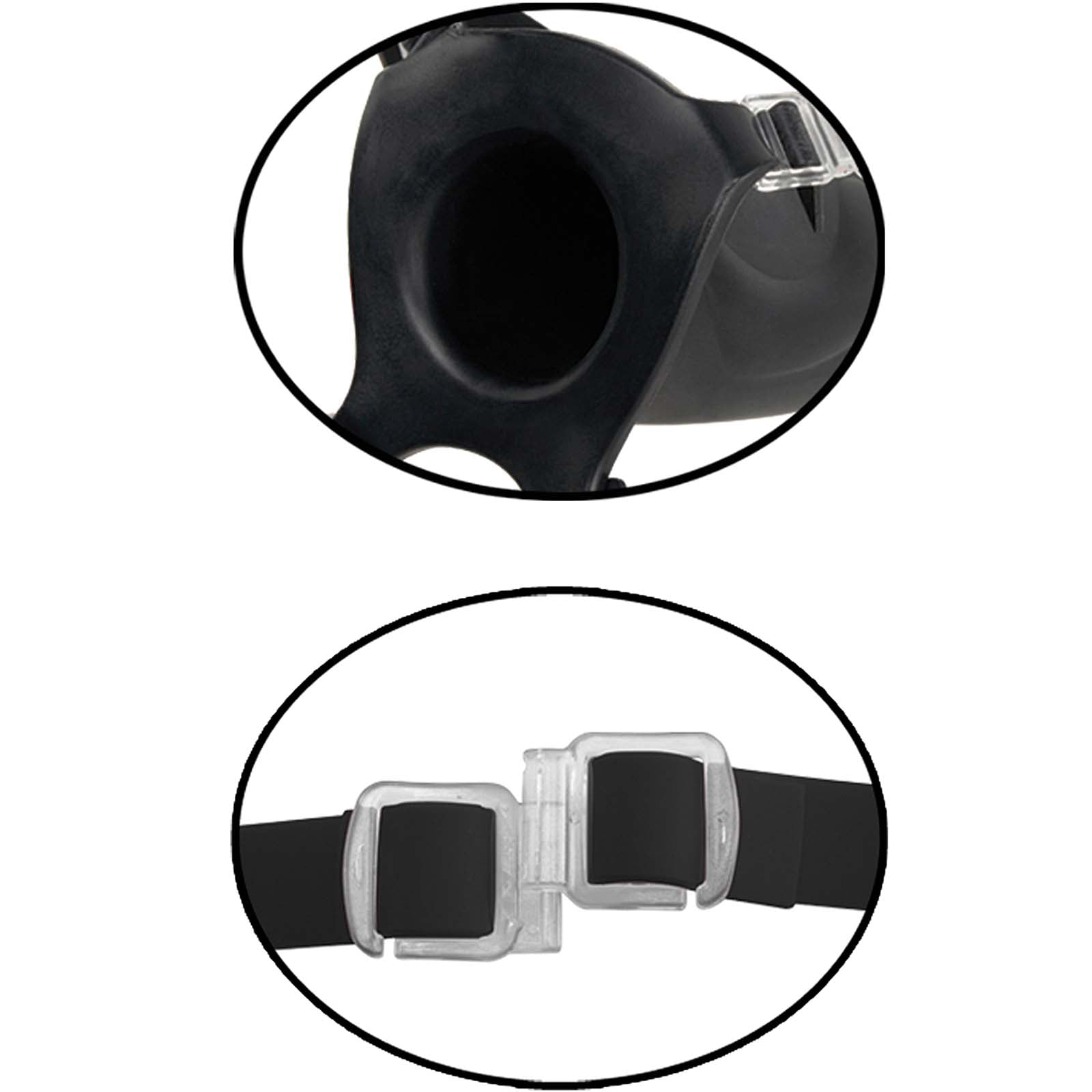 Fetish Fantasy Extreme 9" Silicone Hollow Strap-On