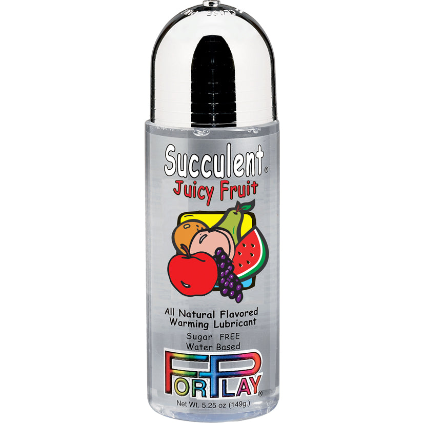 ForPlay Succulents Warming Lube Juicy Fruit 5.25oz - Godfather Adult Sex and Pleasure Toys
