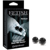 Fetish Fantasy Series Limited Edition Medium Black Glass Ben-Wa Balls - Godfather Adult Sex and Pleasure Toys