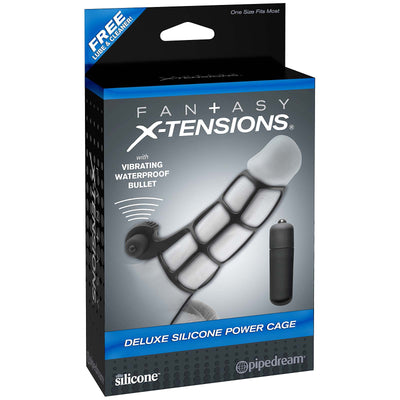 Fantasy X-tensions Deluxe Silicone Power Cage - Godfather Adult Sex and Pleasure Toys