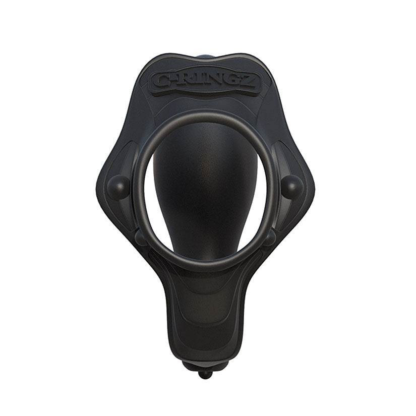 Fantasy C-Ringz Rock Hard Ass-Gasm Black - Godfather Adult Sex and Pleasure Toys
