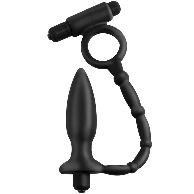 Anal Fantasy Collection Ass-Kicker with Cockring - Godfather Adult Sex and Pleasure Toys