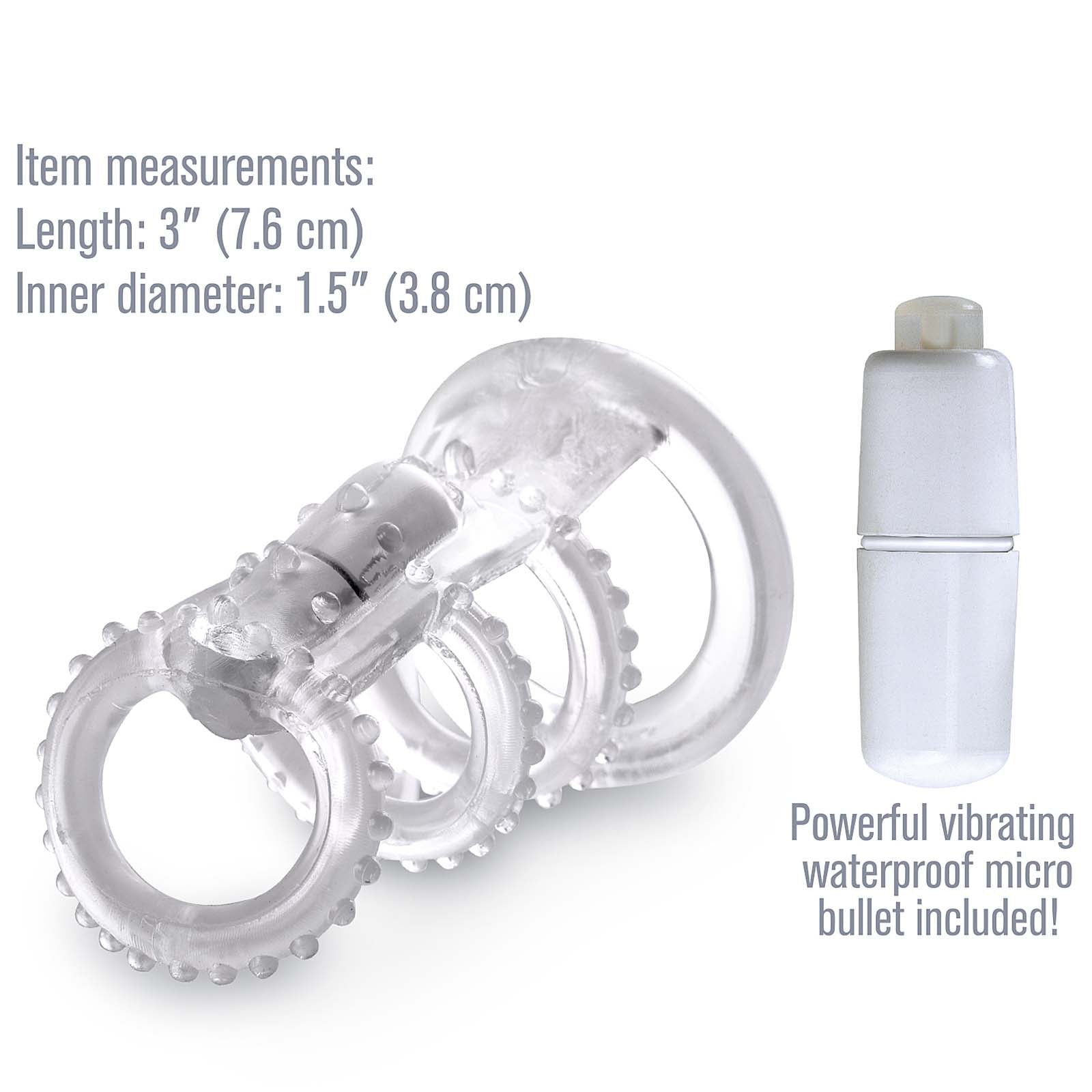 Fantasy X-tensions Vibrating Cock Cage - Godfather Adult Sex and Pleasure Toys