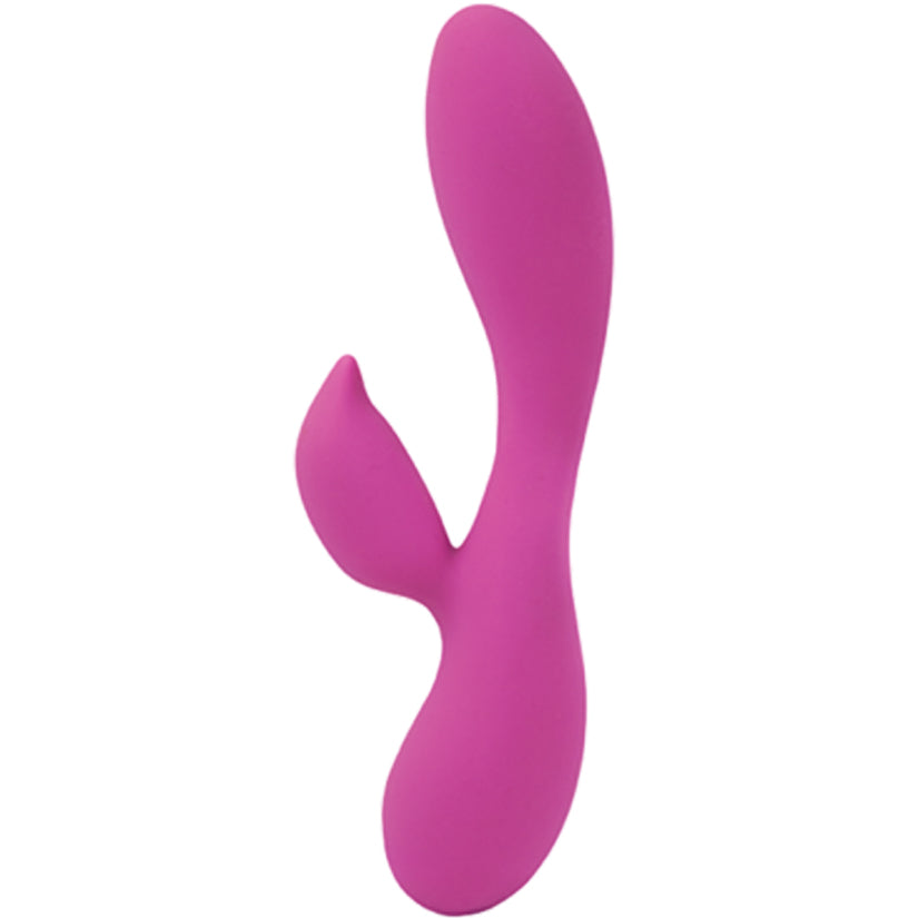 UltraZone Lyla 6X Rabbit Style Silicone Vibrator - Pink - Godfather Adult Sex and Pleasure Toys
