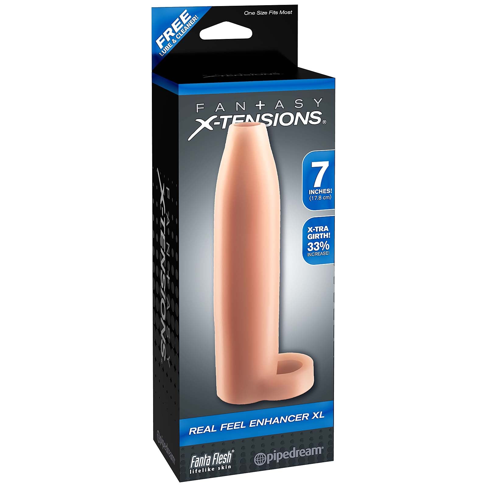 Fantasy X-tensions Real Feel Enhancer 7" - Godfather Adult Sex and Pleasure Toys