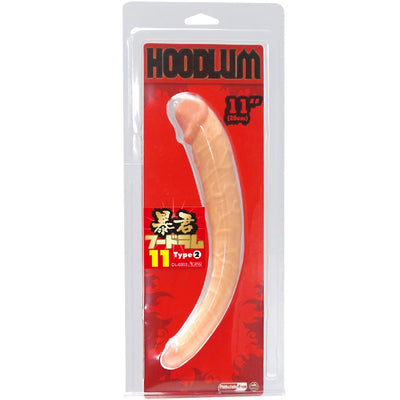 Hoodlum Double Dildo 11"-Flesh - Godfather Adult Sex and Pleasure Toys