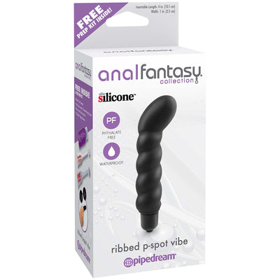Anal Fantasy Collection Ribbed P-Spot Vibe - Godfather Adult Sex and Pleasure Toys