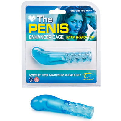 Penis Enhancer Cage with G-Spot Tip - Godfather Adult Sex and Pleasure Toys
