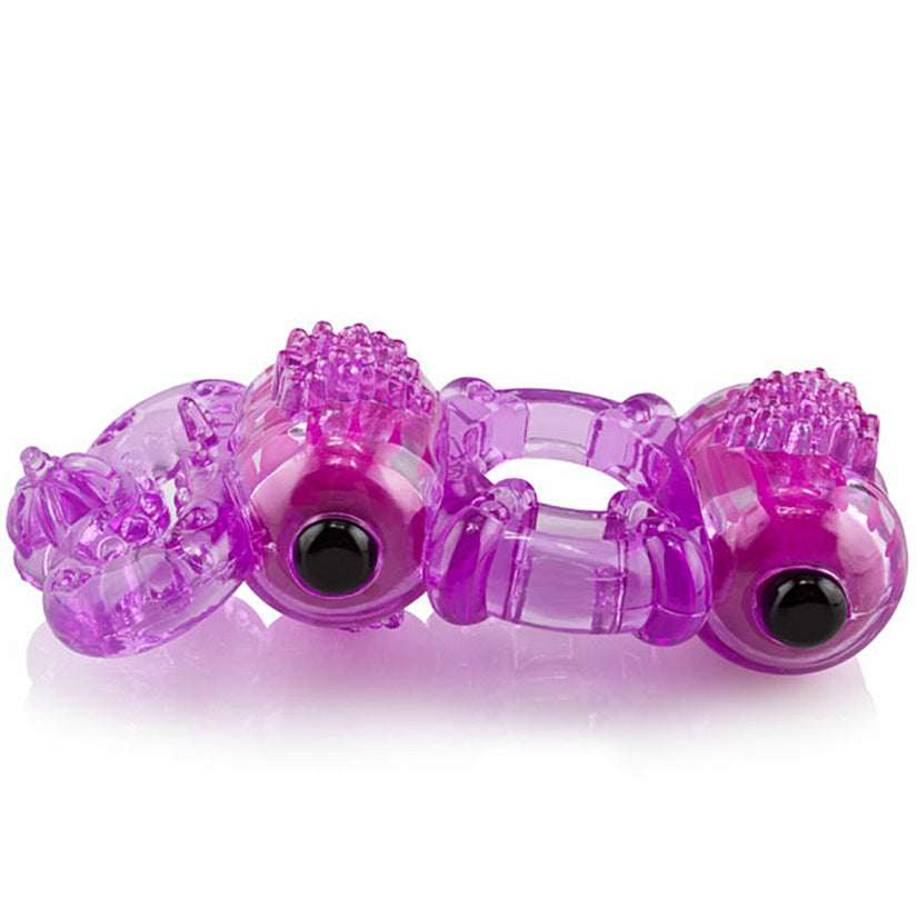 Screaming O Tri-O Triple Pleasure Ring - Godfather Adult Sex and Pleasure Toys
