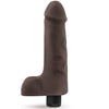 X5 Plus Vibrating Cock-Brown 7" - Godfather Adult Sex and Pleasure Toys