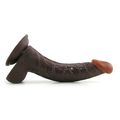 Afro American Whoppers Flexible Dong - 8" Brown