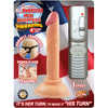 All American Mini Whoppers Vibrating Straight Dong-Flesh 4"