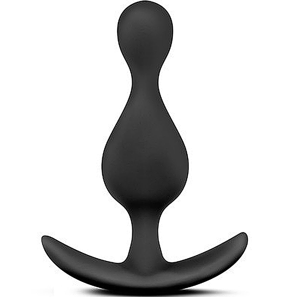 Anal Adventures Platinum Wave Plug - Black
