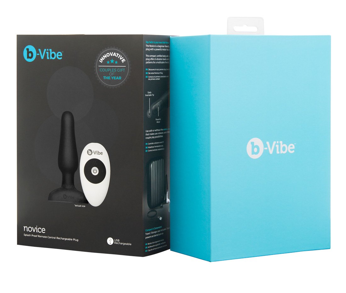 B-Vibe Novice Plug-Black
