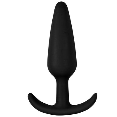Lure Me Classic Silicone Butt Plug Small-Black - Godfather Adult Sex and Pleasure Toys