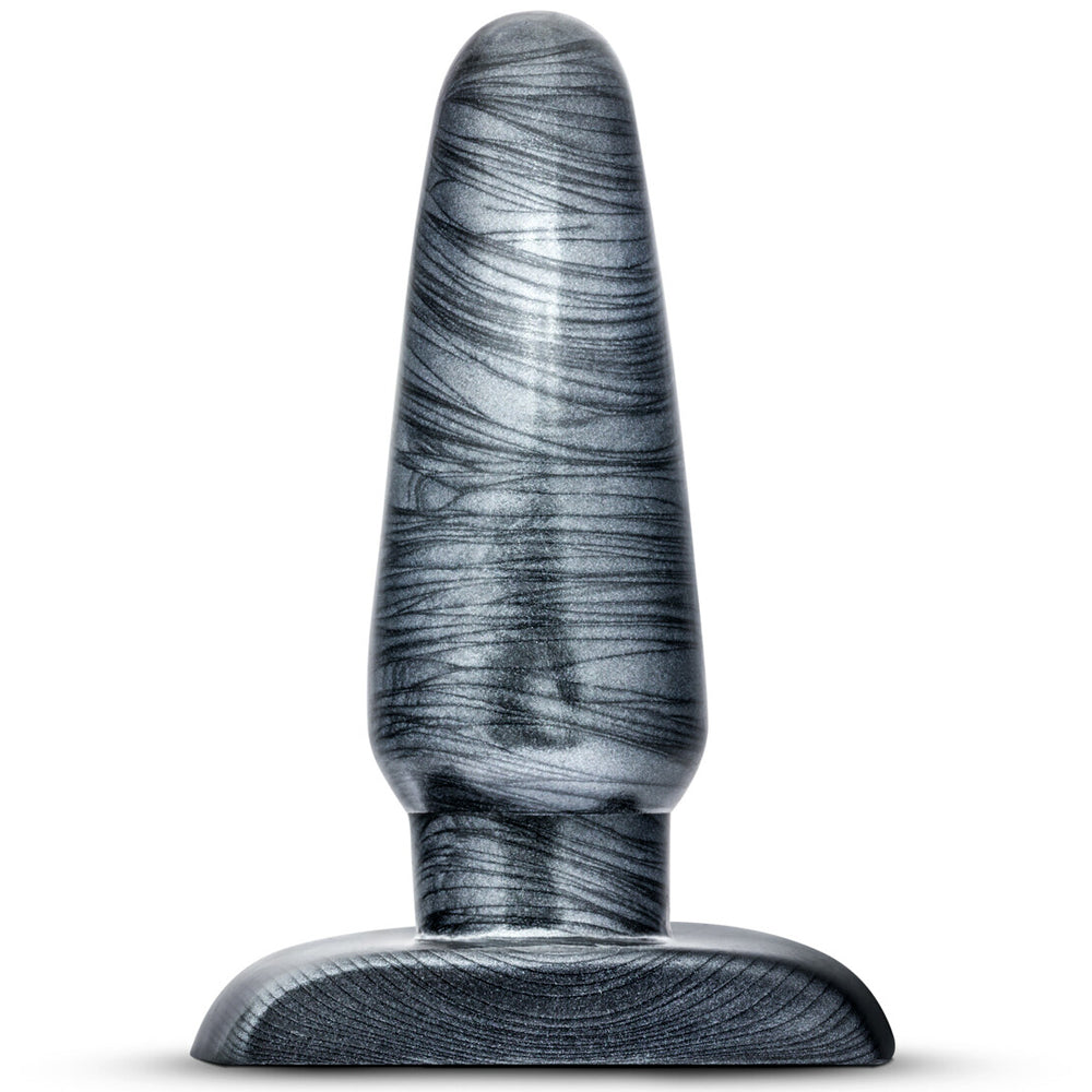 Jet Butt Plug - 4.75" Carbon Metallic Black