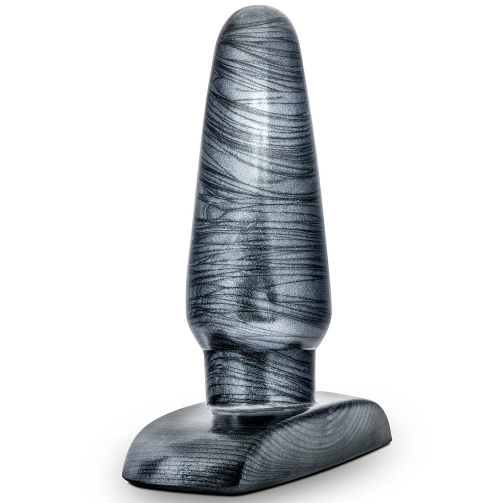 Jet Butt Plug - 4.75" Carbon Metallic Black