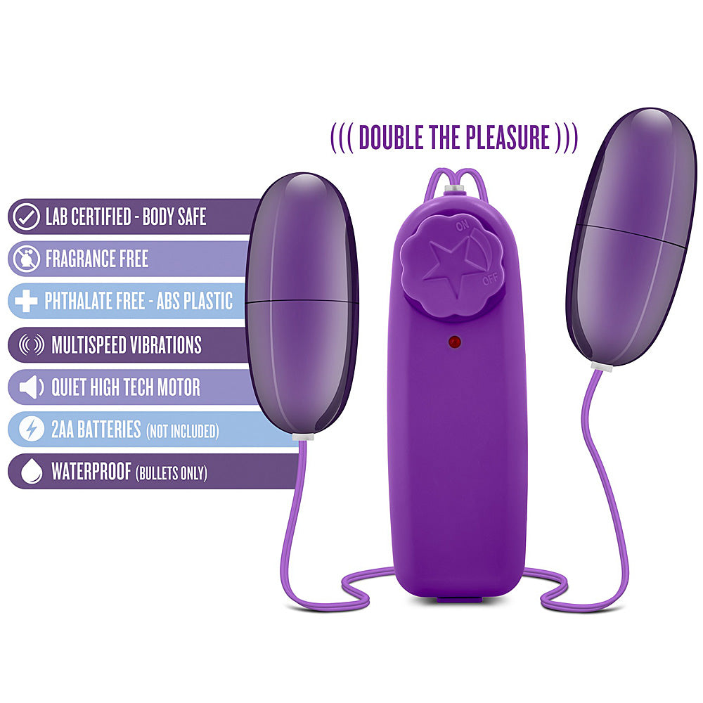 B Yours Double Pop Eggs - Plum