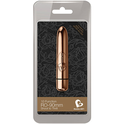 RO90mm 10 Speed-Rose Gold - Godfather Adult Sex and Pleasure Toys