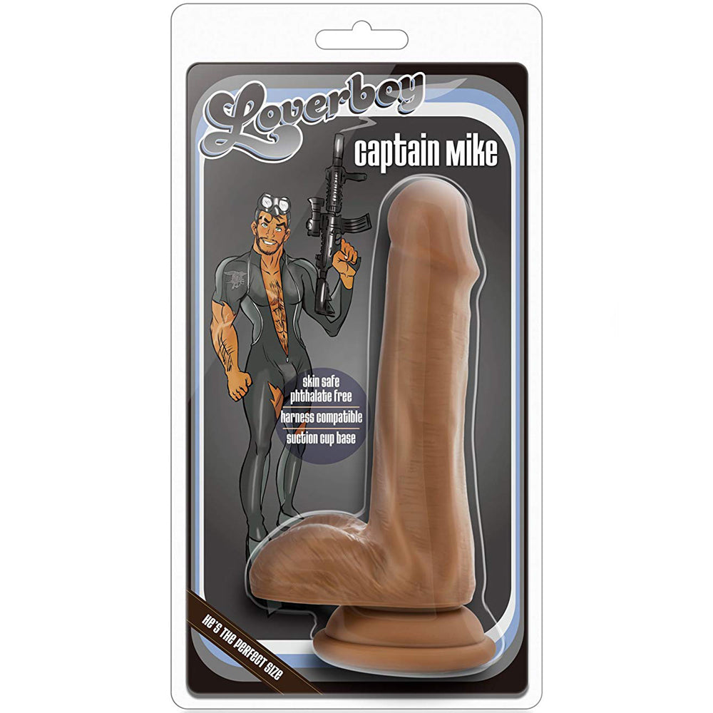 Blush Novelties - Loverboy Captain Mike - 6" Mocha