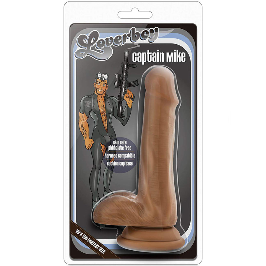 Blush Novelties - Loverboy Captain Mike - 6" Mocha