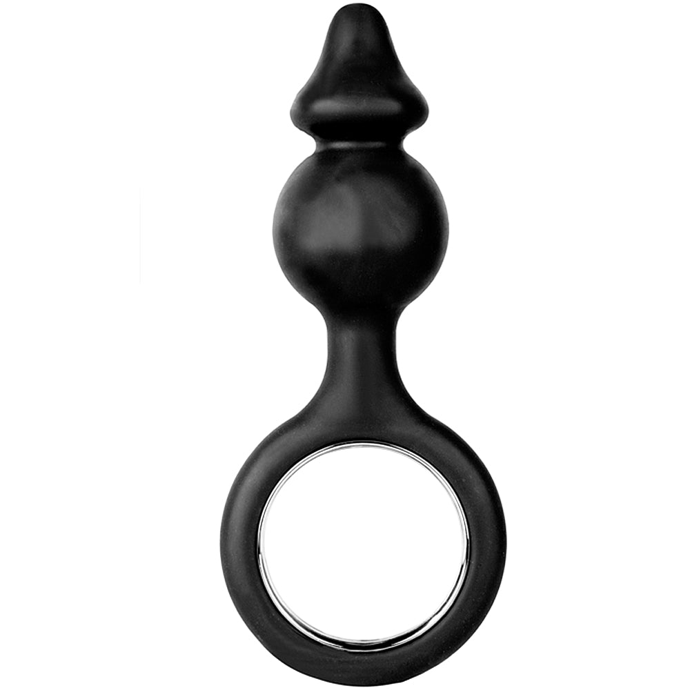 Choke 3.5" Silicone Butt Plug-Black