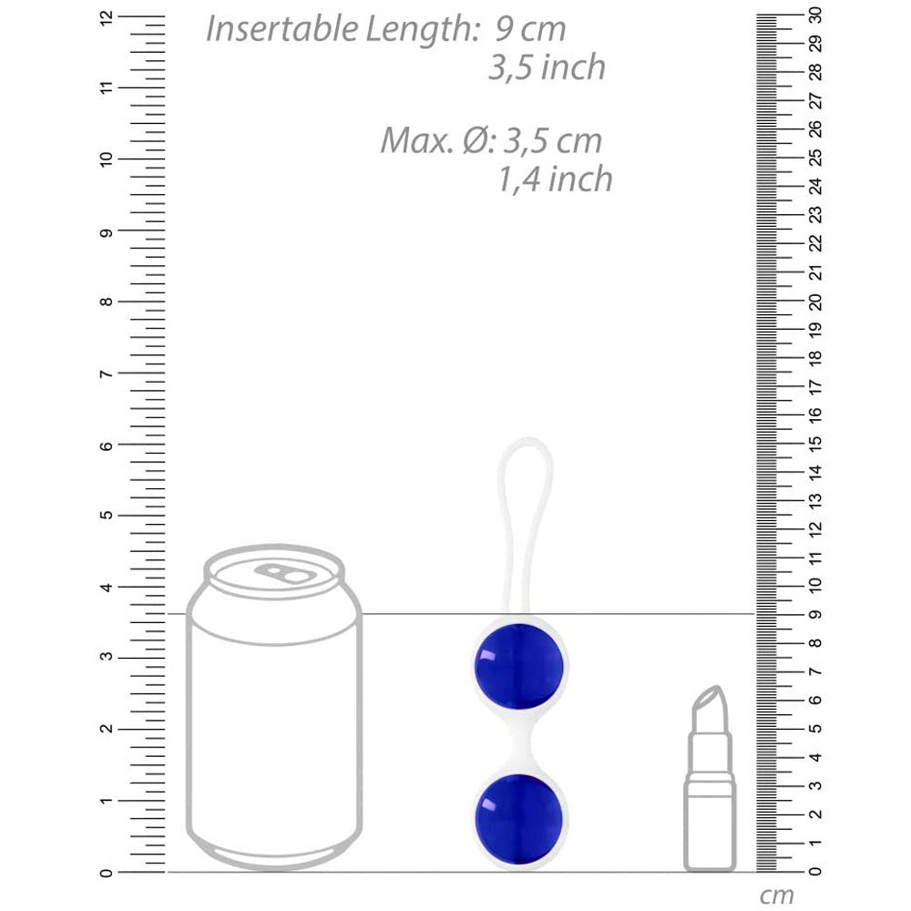 Chrystalino Ben Wa - Blue Large