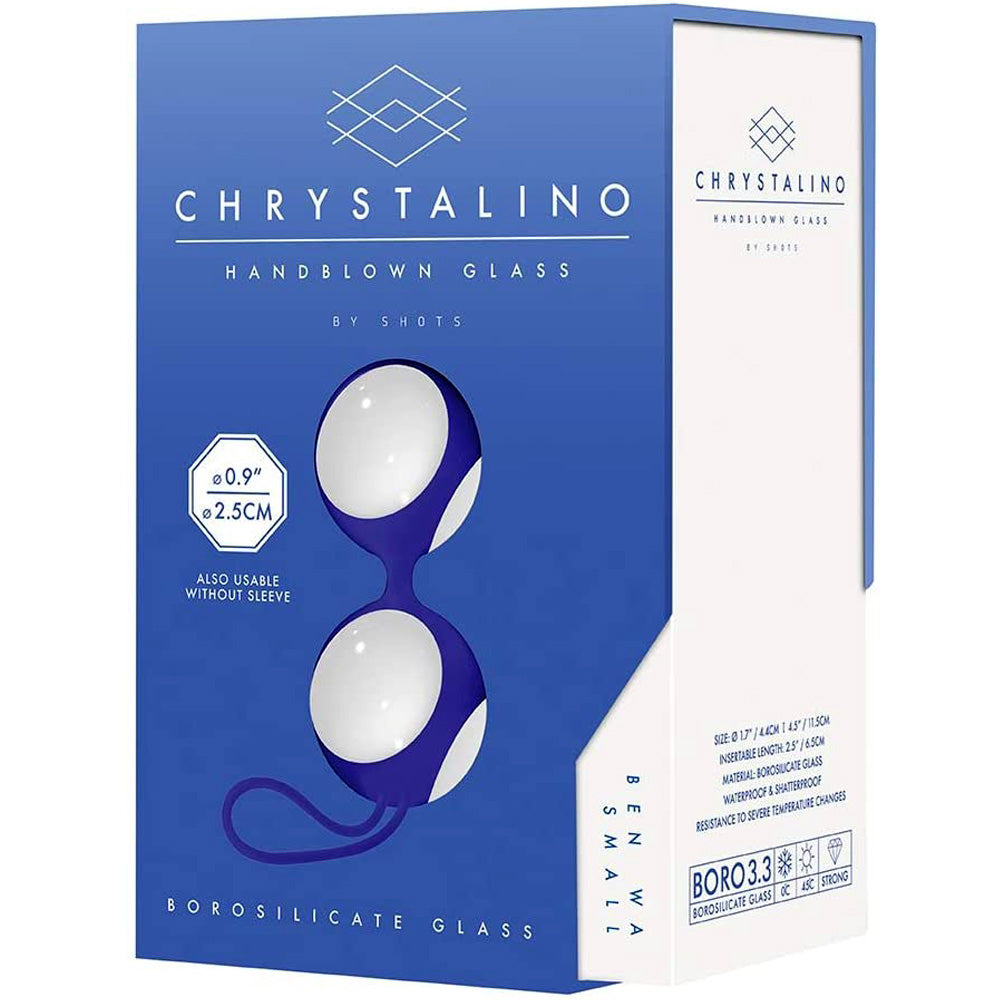 Chrystalino Ben Wa - White Small