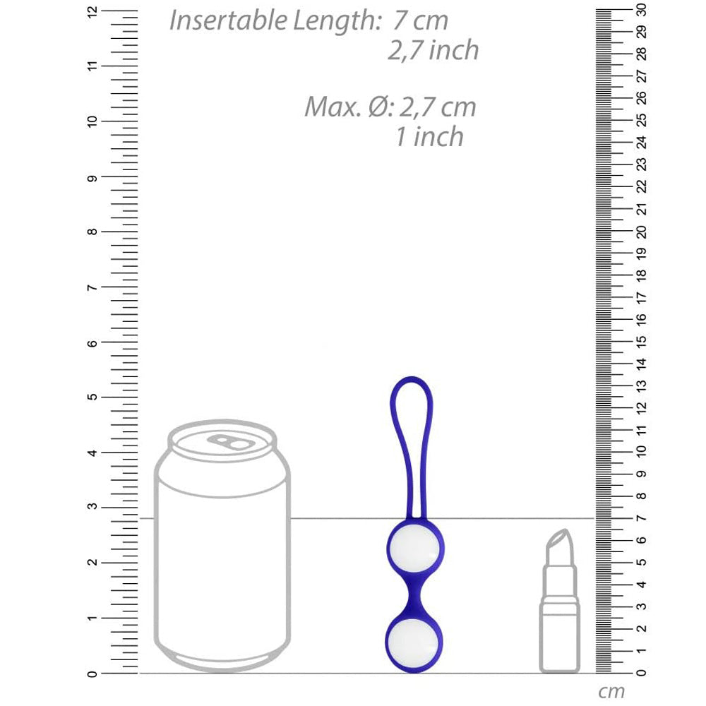 Chrystalino Ben Wa - White Small
